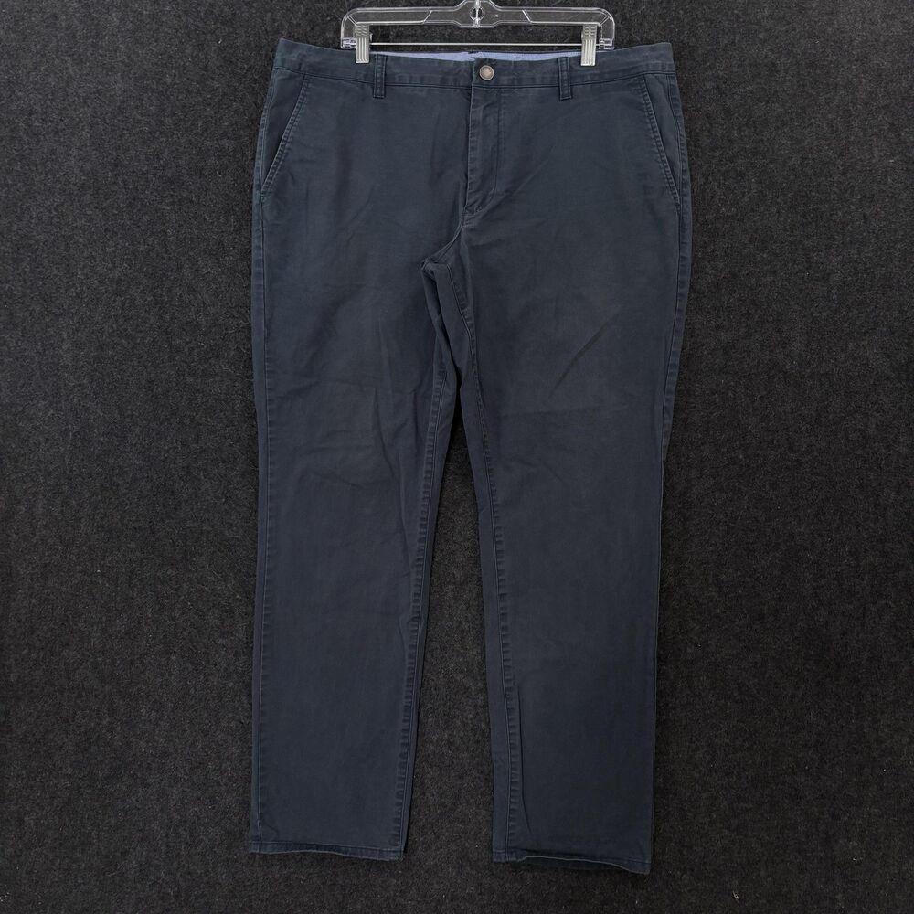 Bonobos Stretch Washed Chino Slim Fit Pants Men's 40x31 Greensville Gray Tapered